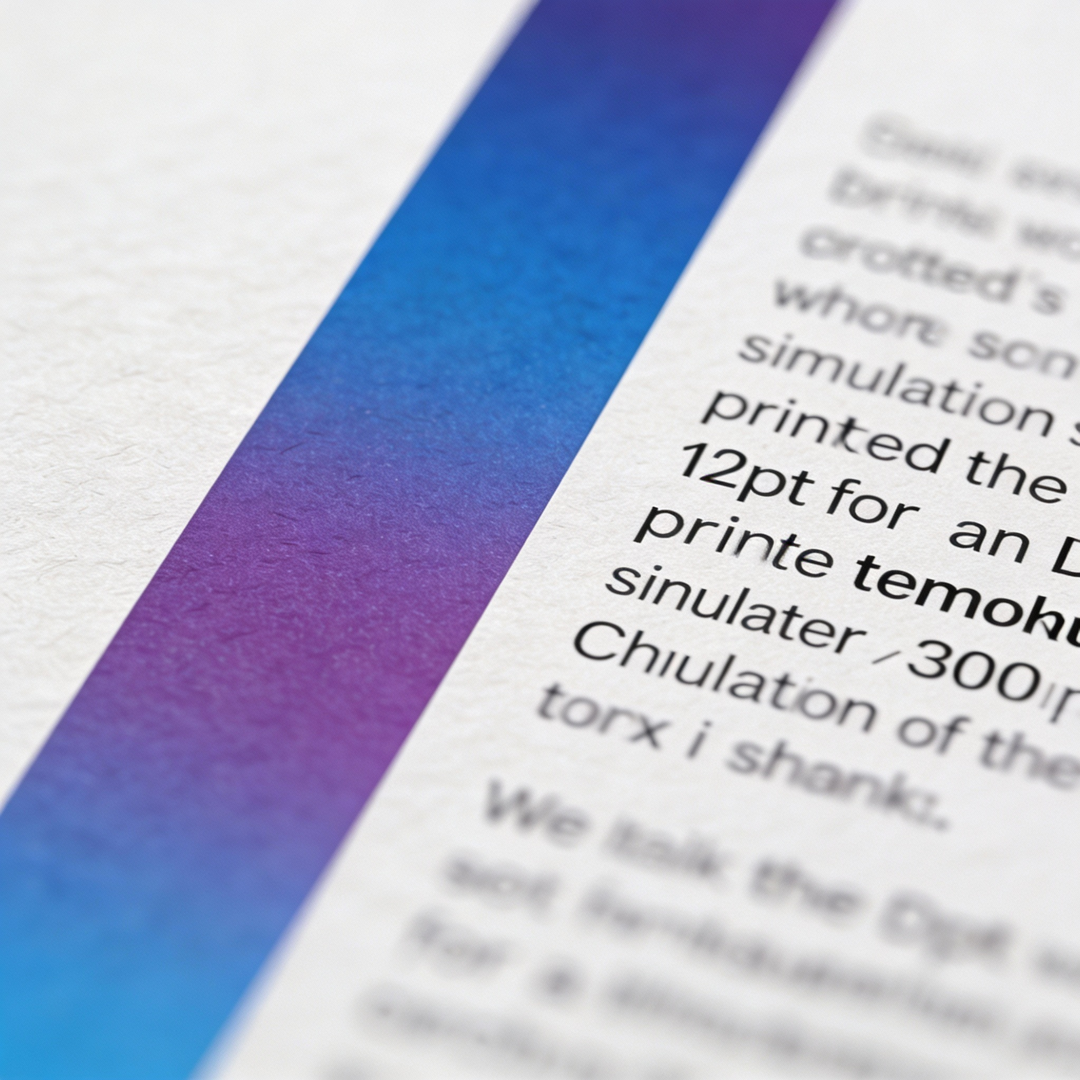 Degradês e fontes finas: cuidados técnicos para um design de qualidade na impressão