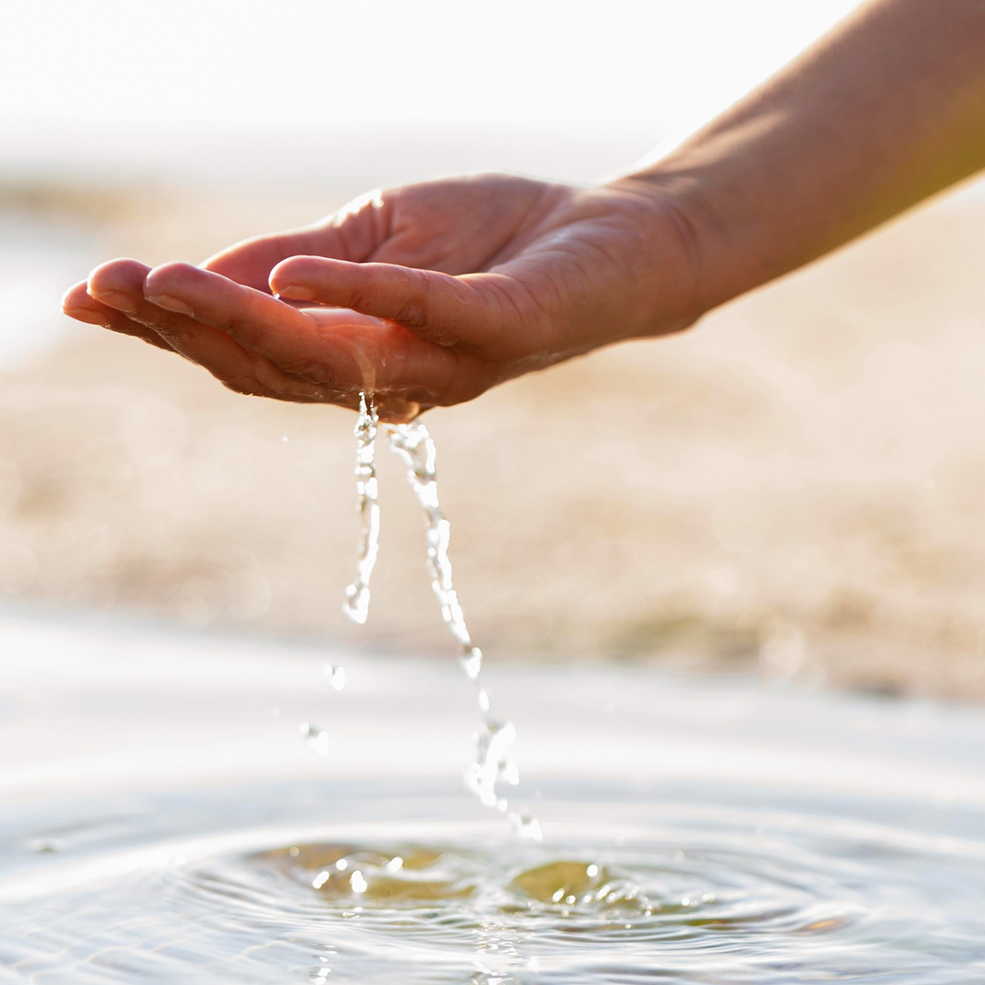 Cada gota de água conta